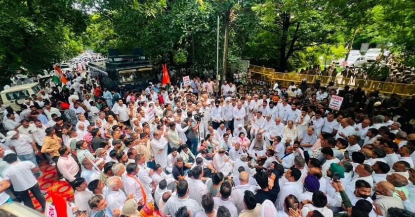 Protest in Panchkula