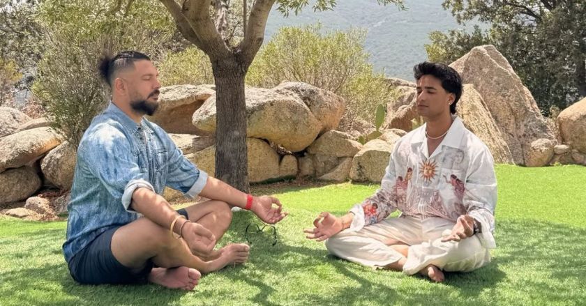 Yuvraj Singh and Abhishek Sharma