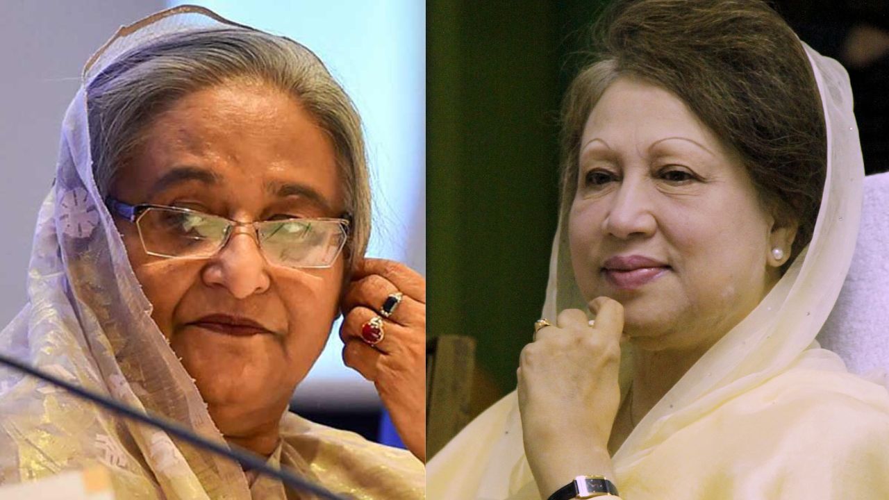 Khaleda zia and sheikh haseena : Creative Image