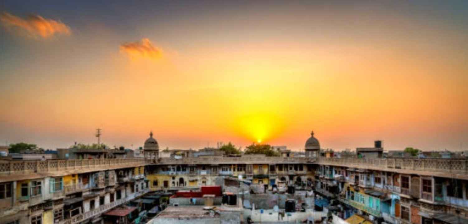 खारी बावली थोक मसाला बाजार की छत