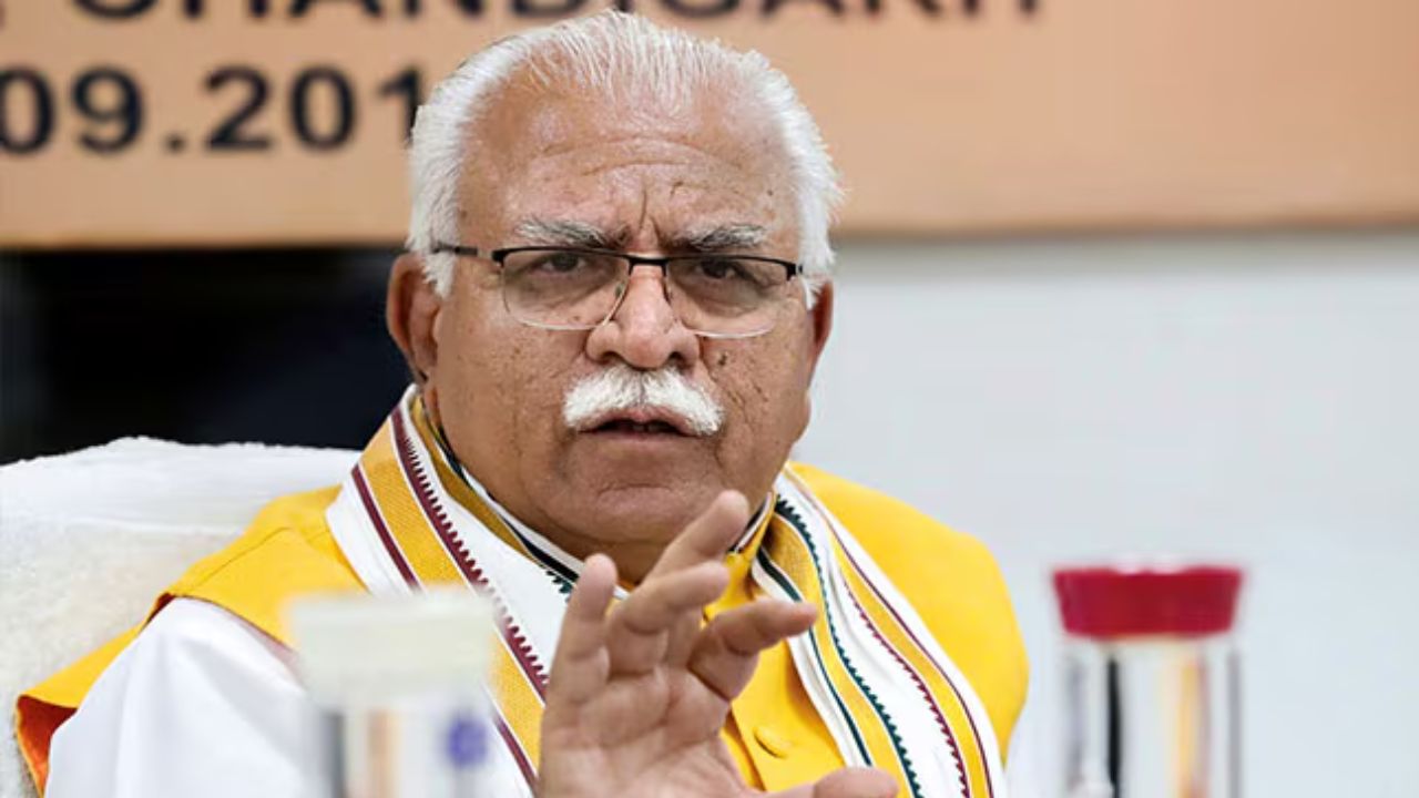 Manohar lal khattar : Photo Credit: PTI