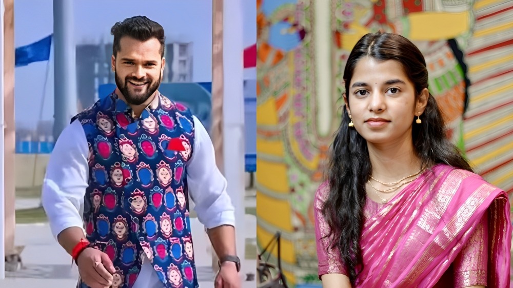 Khesari Lal Yadav and Maithili Thakur