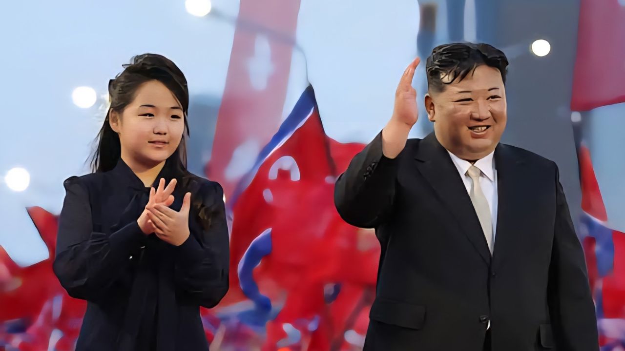 kim jong un with his daughter