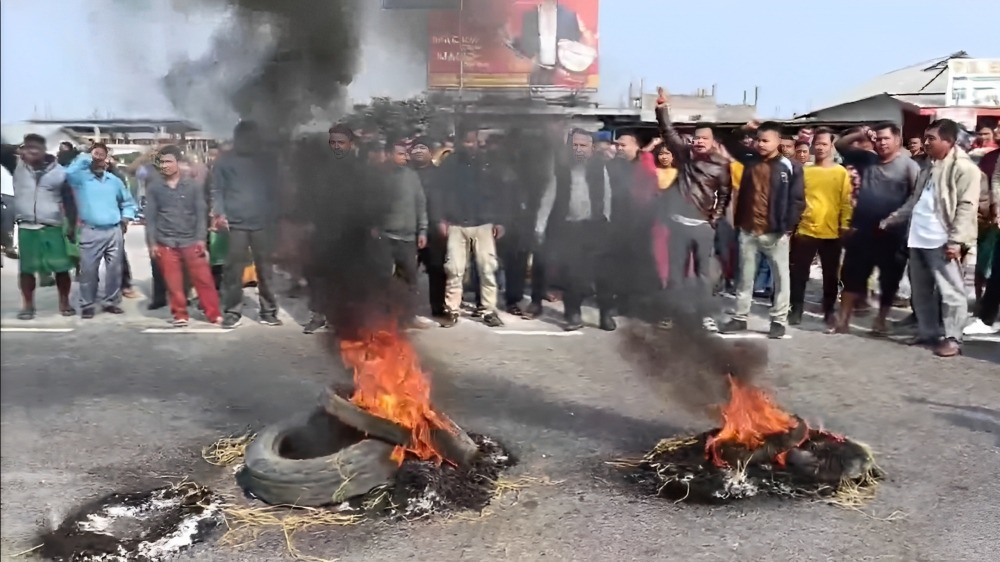 people opposing after kokarajhar incident