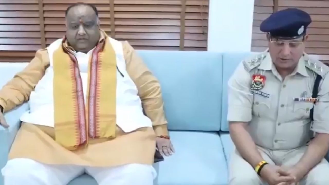 Manish Singla and DSP Jitendra Singh Rana