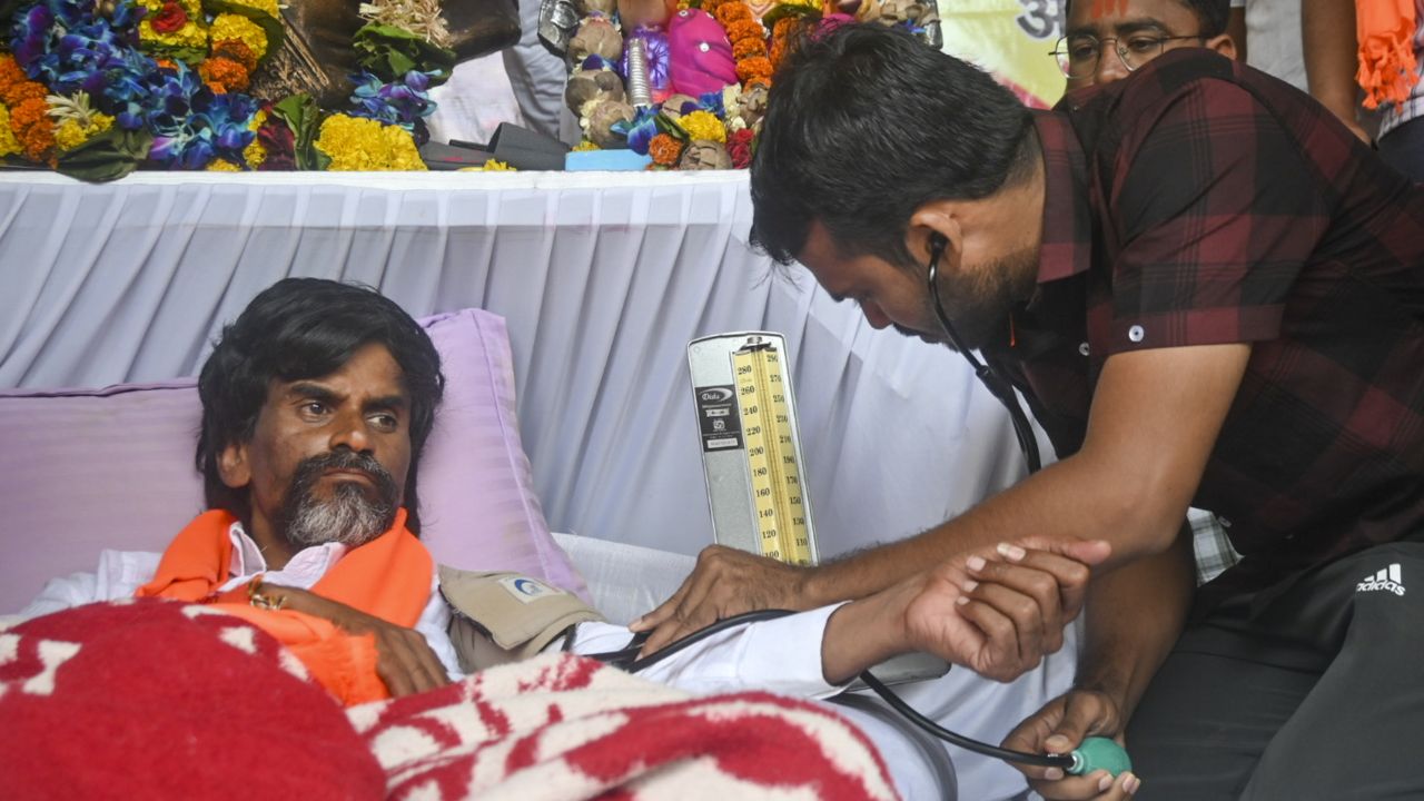 Maratha quota activist Manoj Jarange Patil