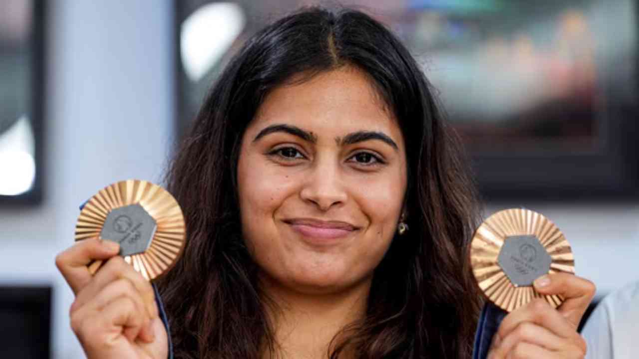 paris olympics medals 2024 manu bhakar 