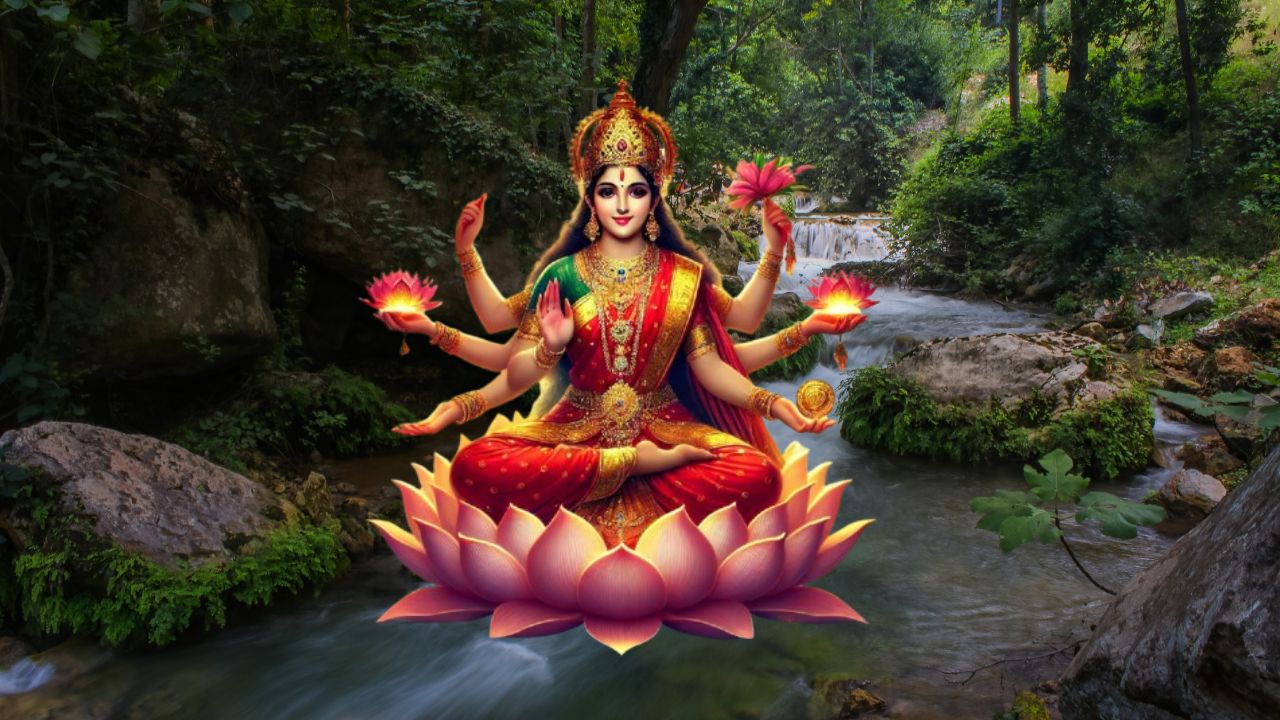 Image of Goddess lakshami