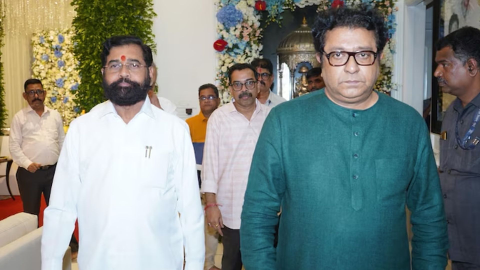 Eknath shinde and Raj Thakre