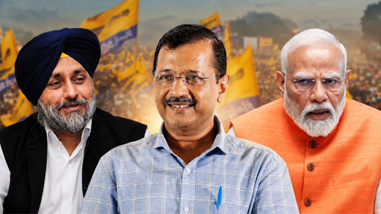 sukhbir badal kejriwal and narendra modi