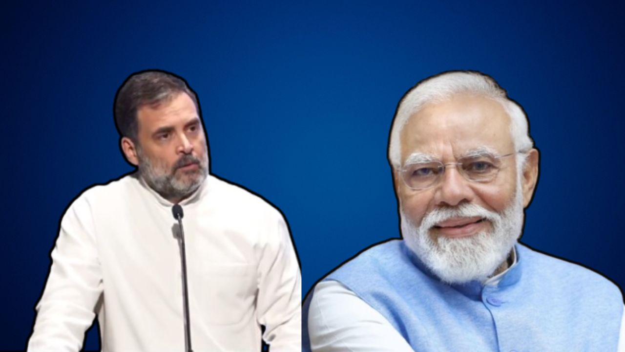 rahul gandhi and narendra modi