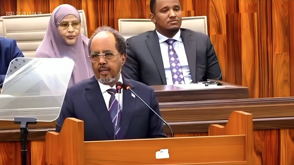 सोमालिया के राष्ट्रपति हसन शेख महमूद । Photo Credit: Social Media