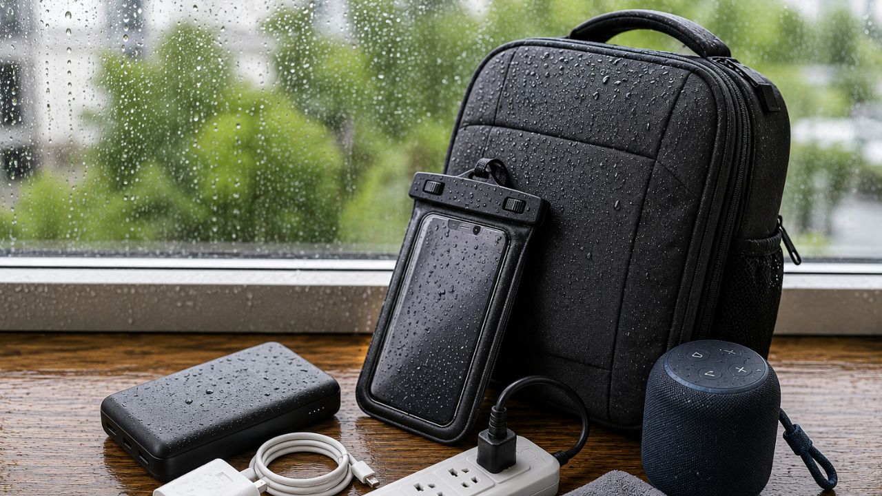 AI Photo generated for Monsoon gadgets tips