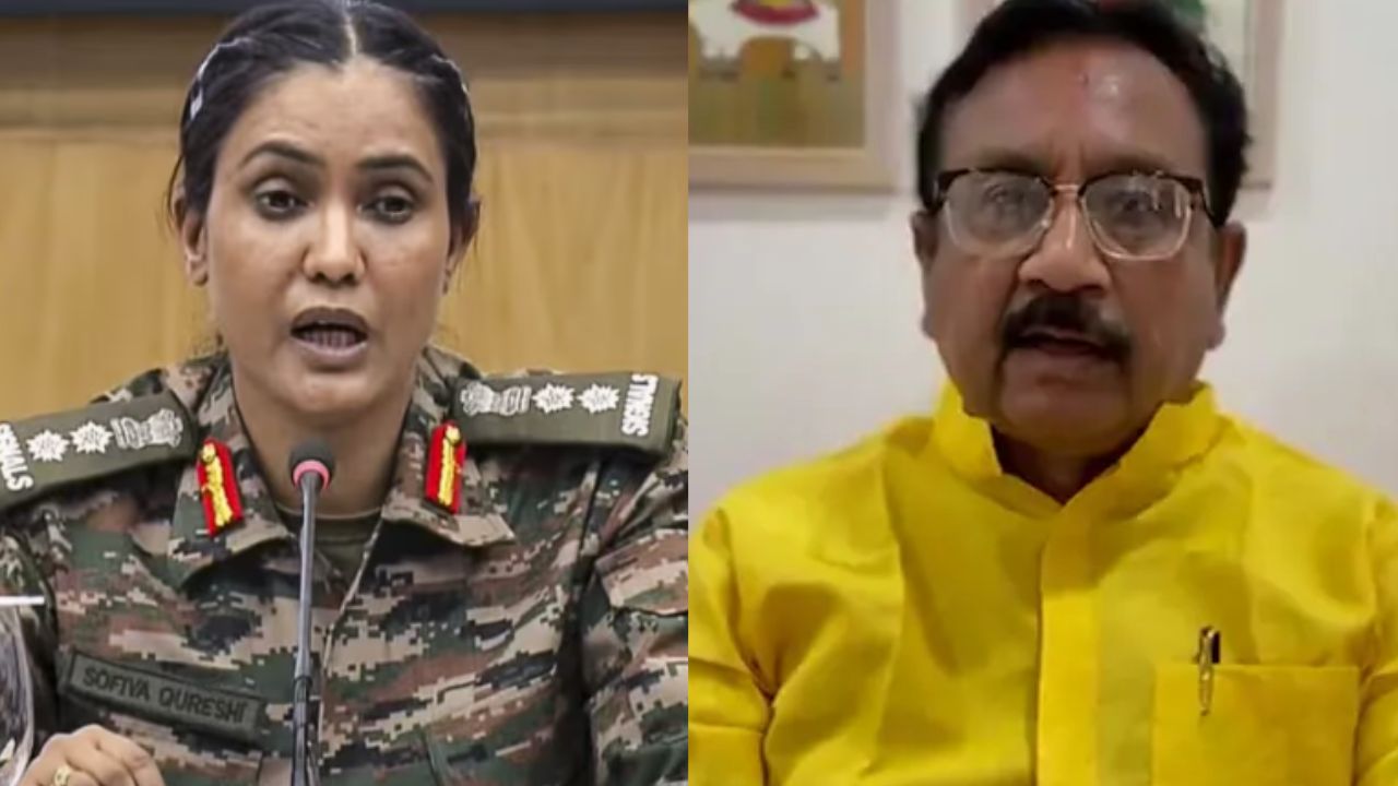Colonel Sofia Qureshi and Minister Vijay Shah