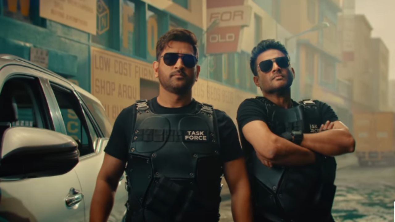 r madhvan and ms dhoni