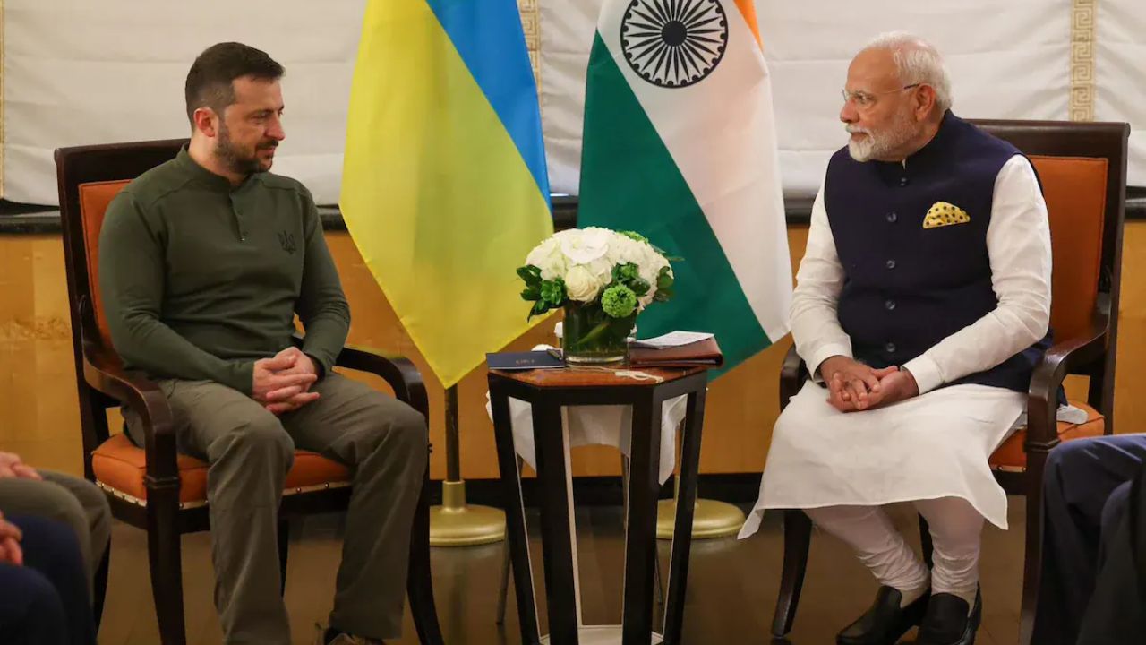 Narendr modi and volodymyr zelensky