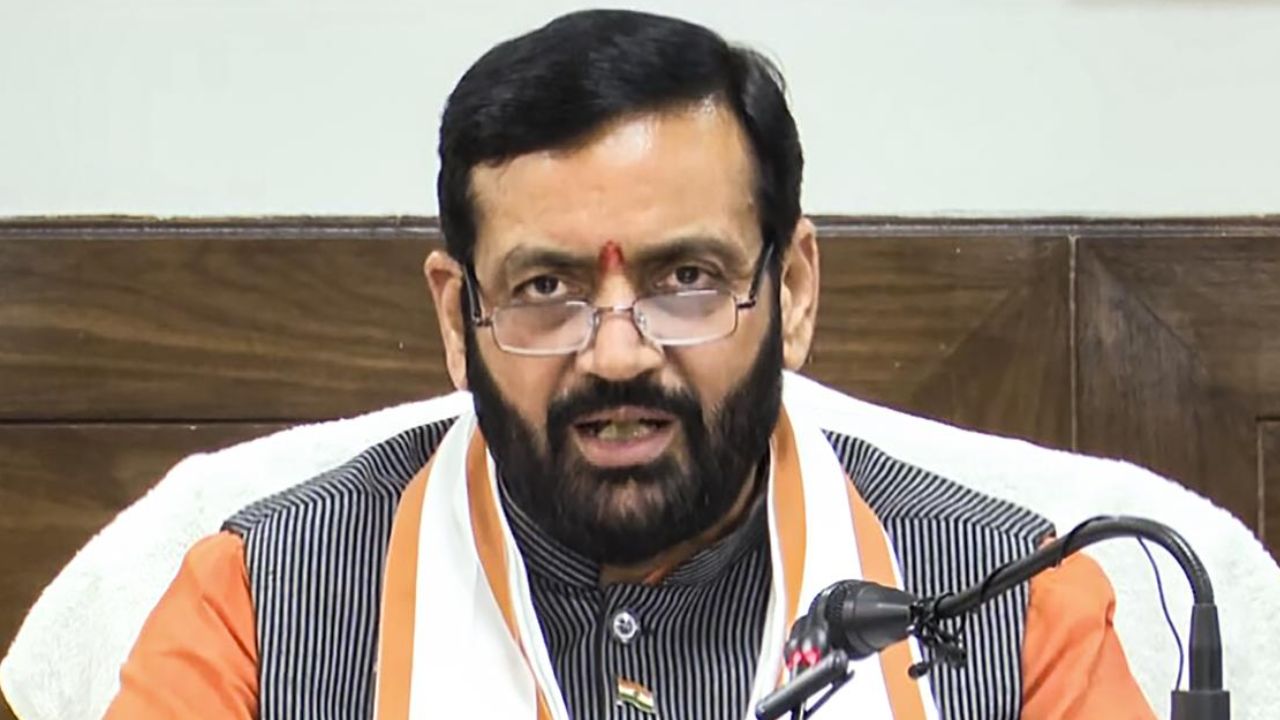 Nayab singh saini । Photo Credit: PTI