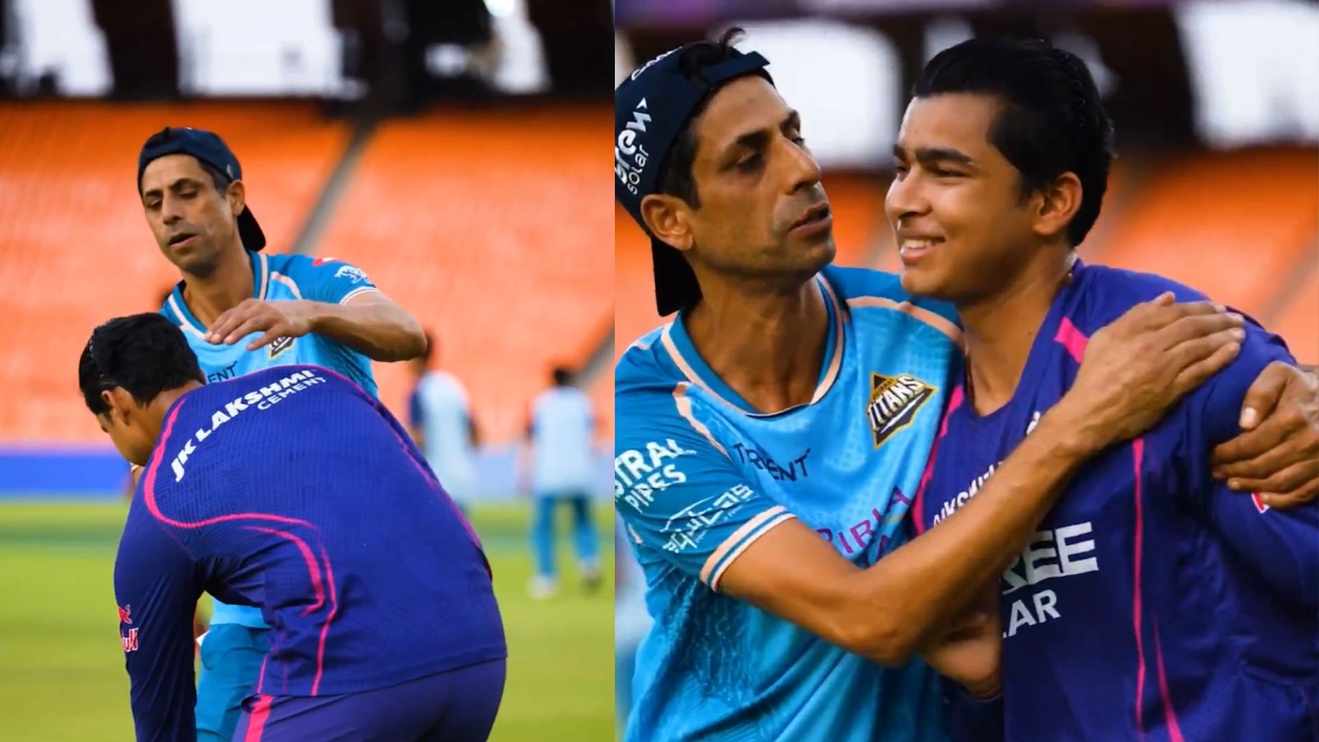 Vaibhav Sooryavanshi and Ashish Nehra