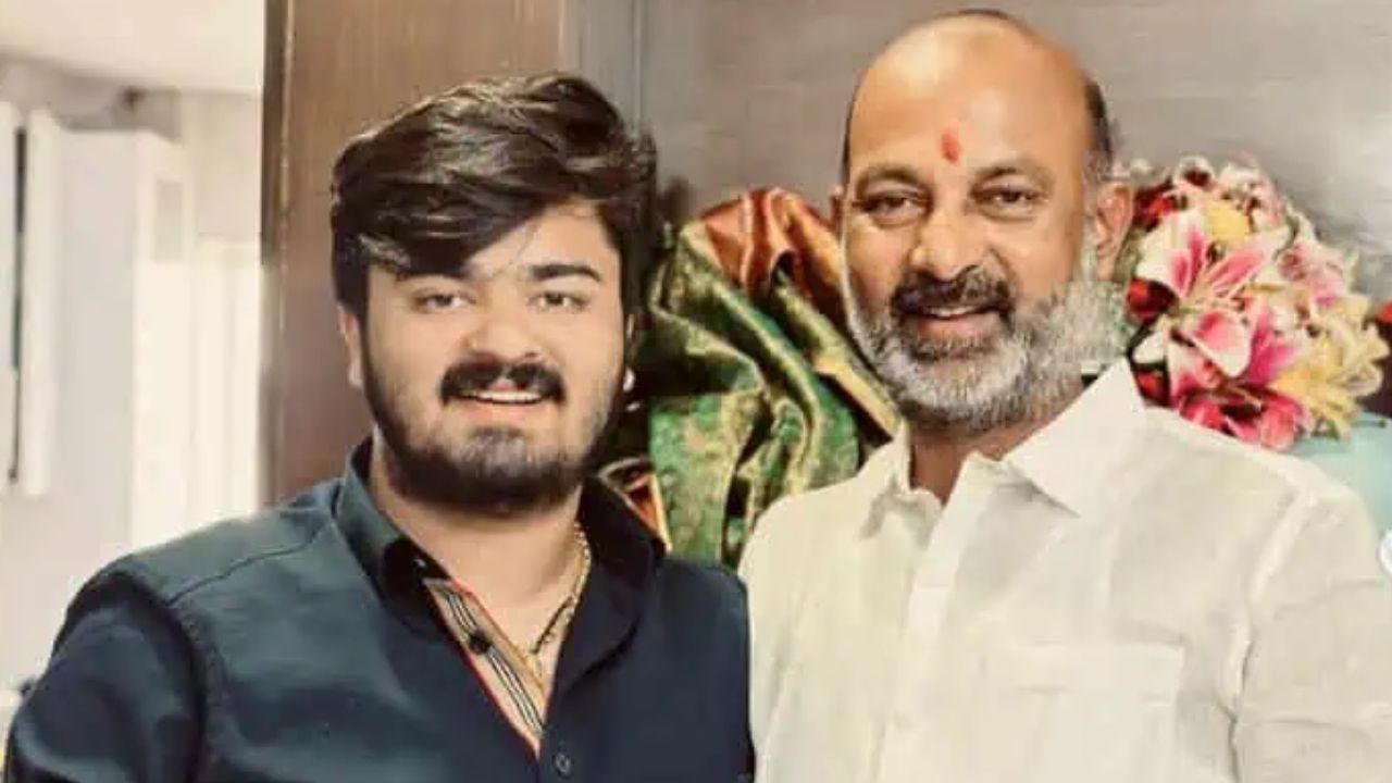 Bandi Sanjay and His Son