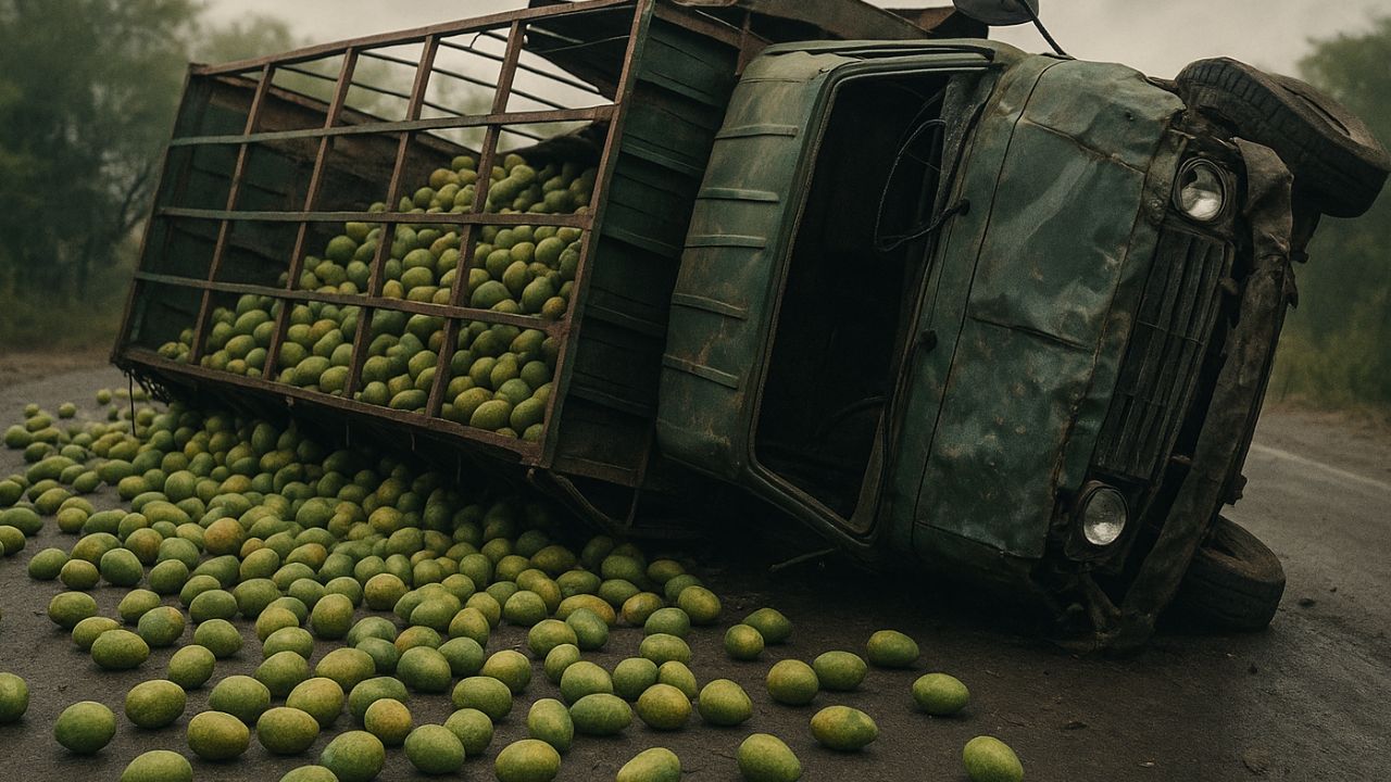 Accident in Andhra Pradesh.