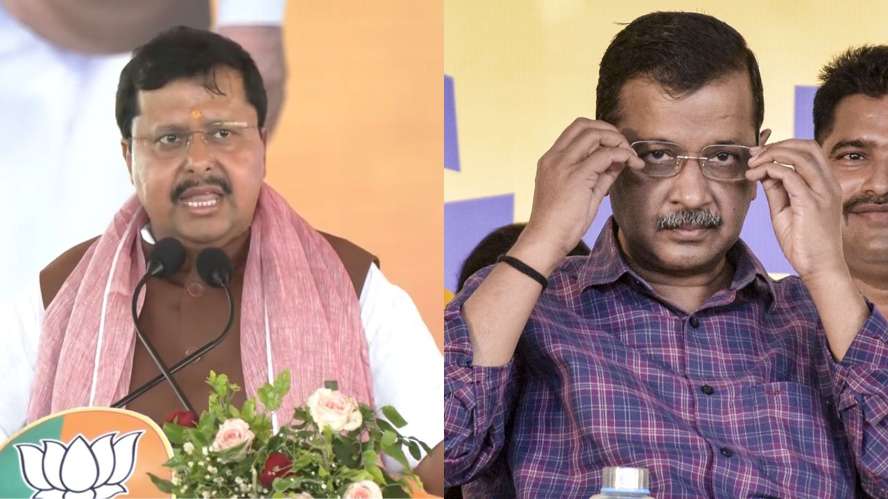 Nitin Nabin and Arvind Kejriwal