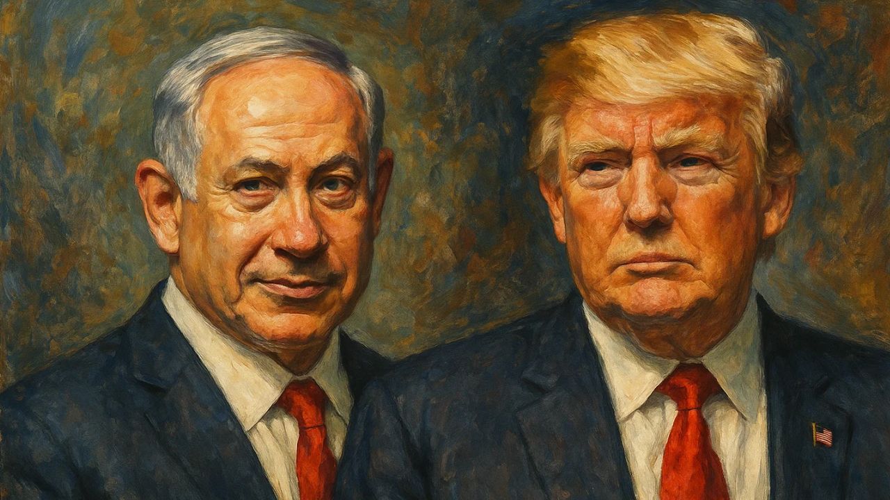 Benjamin Netanyahu and Donald Trump