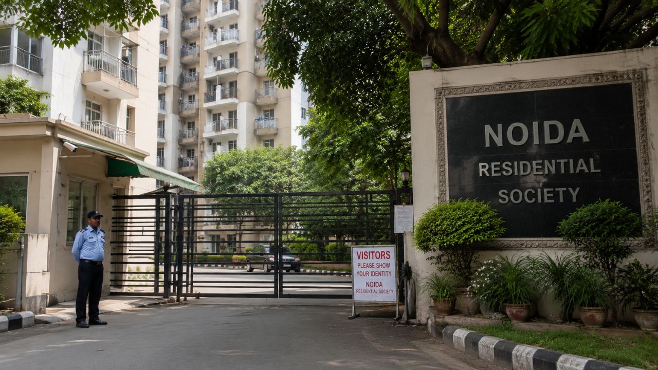 AI generated image noida residential society