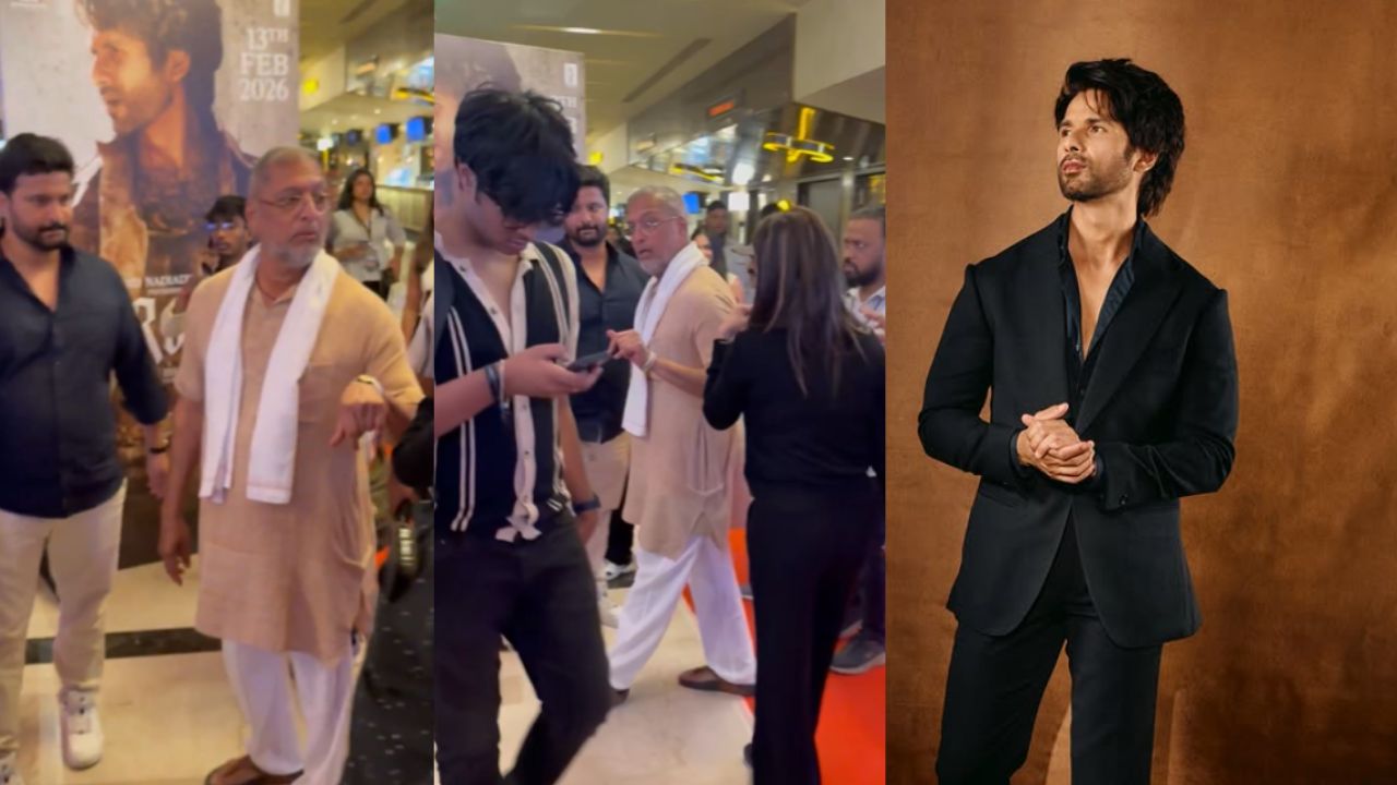 Nana Patekar and Shahid Kapoor