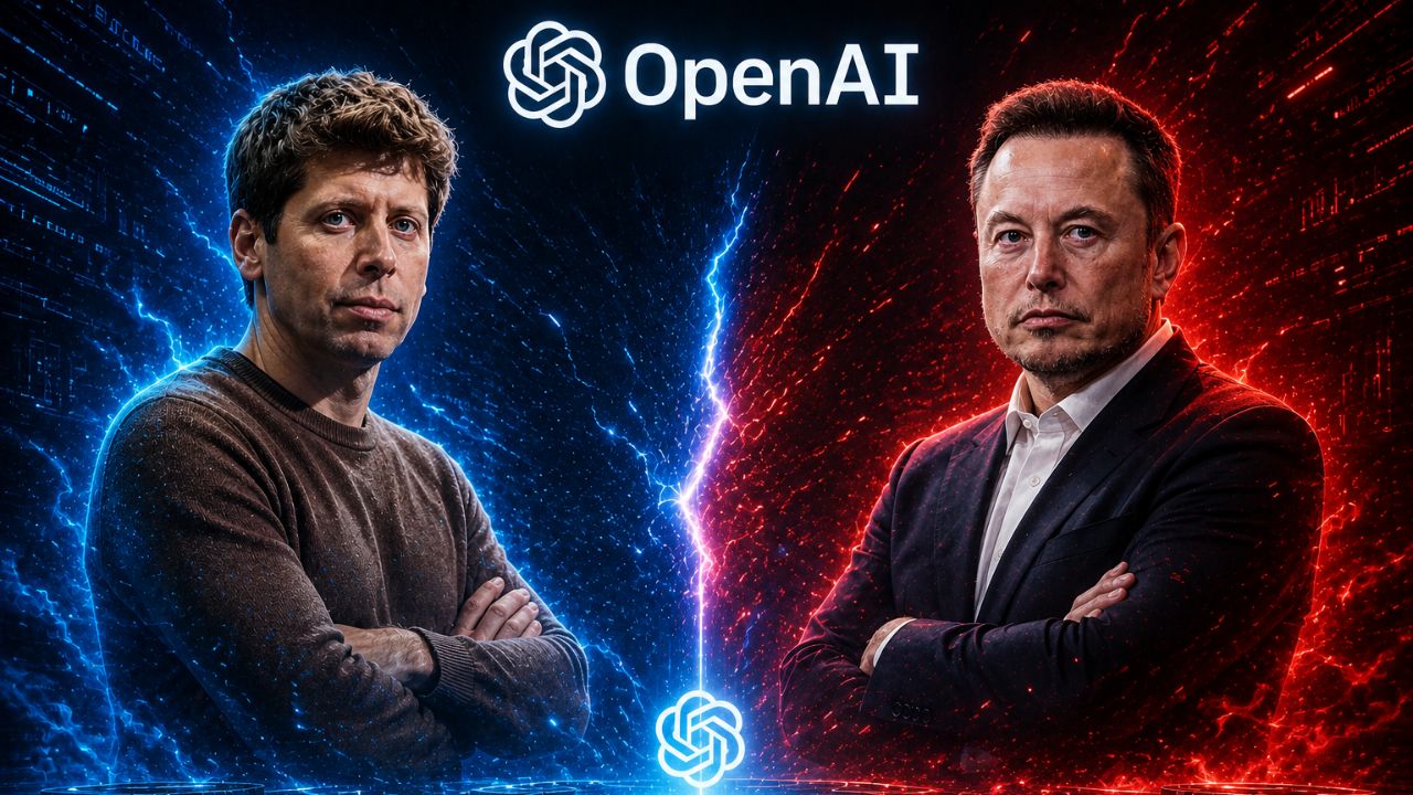 Open AI Sam Altman  vs Elon Musk ChatGPT