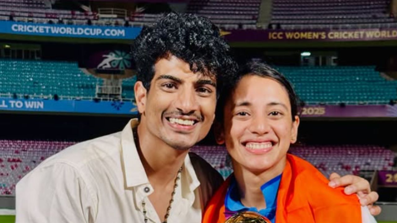 Palaash Muchhal and Smriti Mandhana