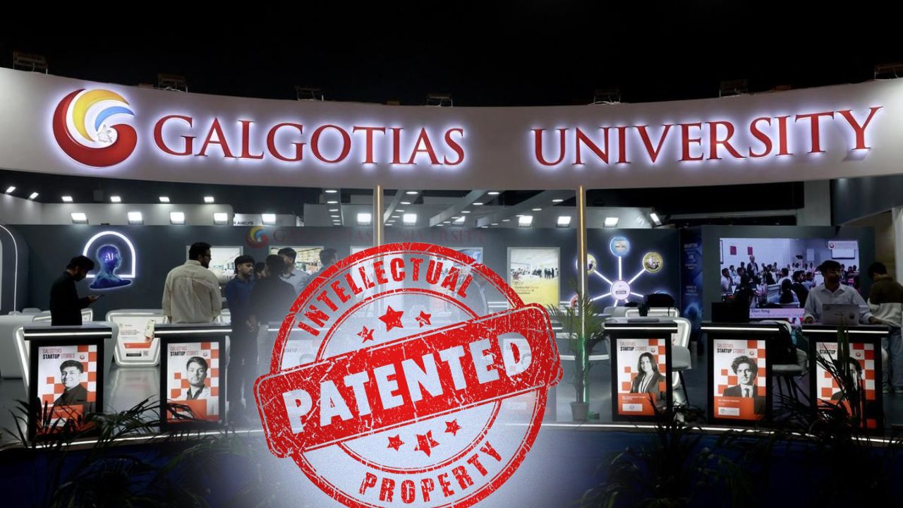 galgotia university patents