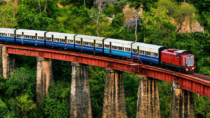Pathankot Joginder Nagar rail line