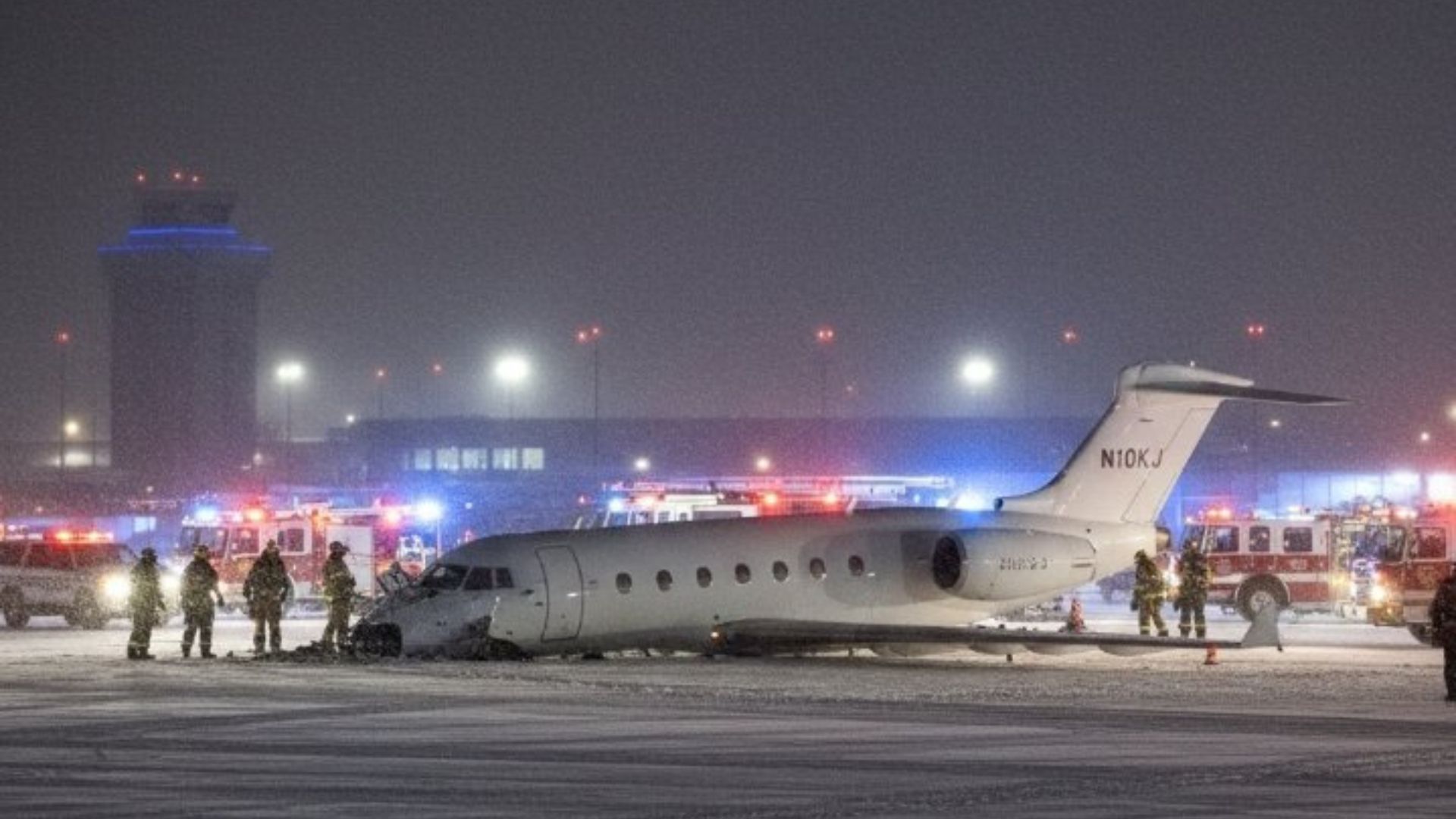 Accident at Bangor airport