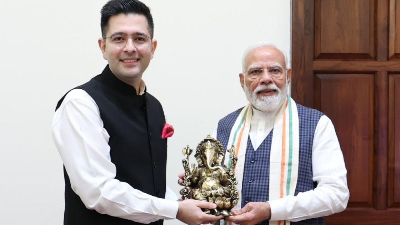 PM Modi and Raghav Chadha