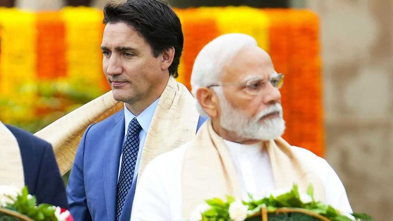 Justin Trudeau and PM Narendra Modi