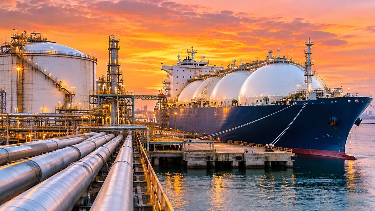 Deep-water LNG port