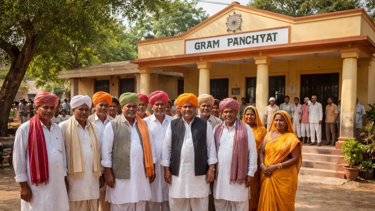 ai generated image of gram pradhan