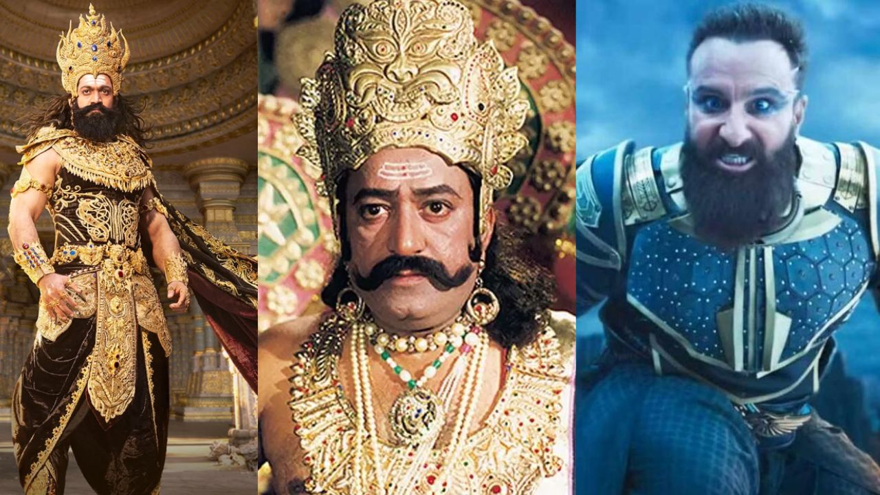 yash, arvind trivedi and saif ali khan ravaan