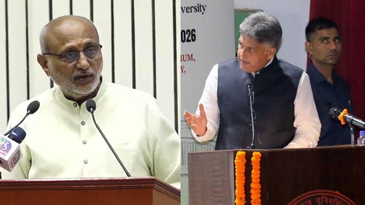cp radhakrishnan vs manish tewari