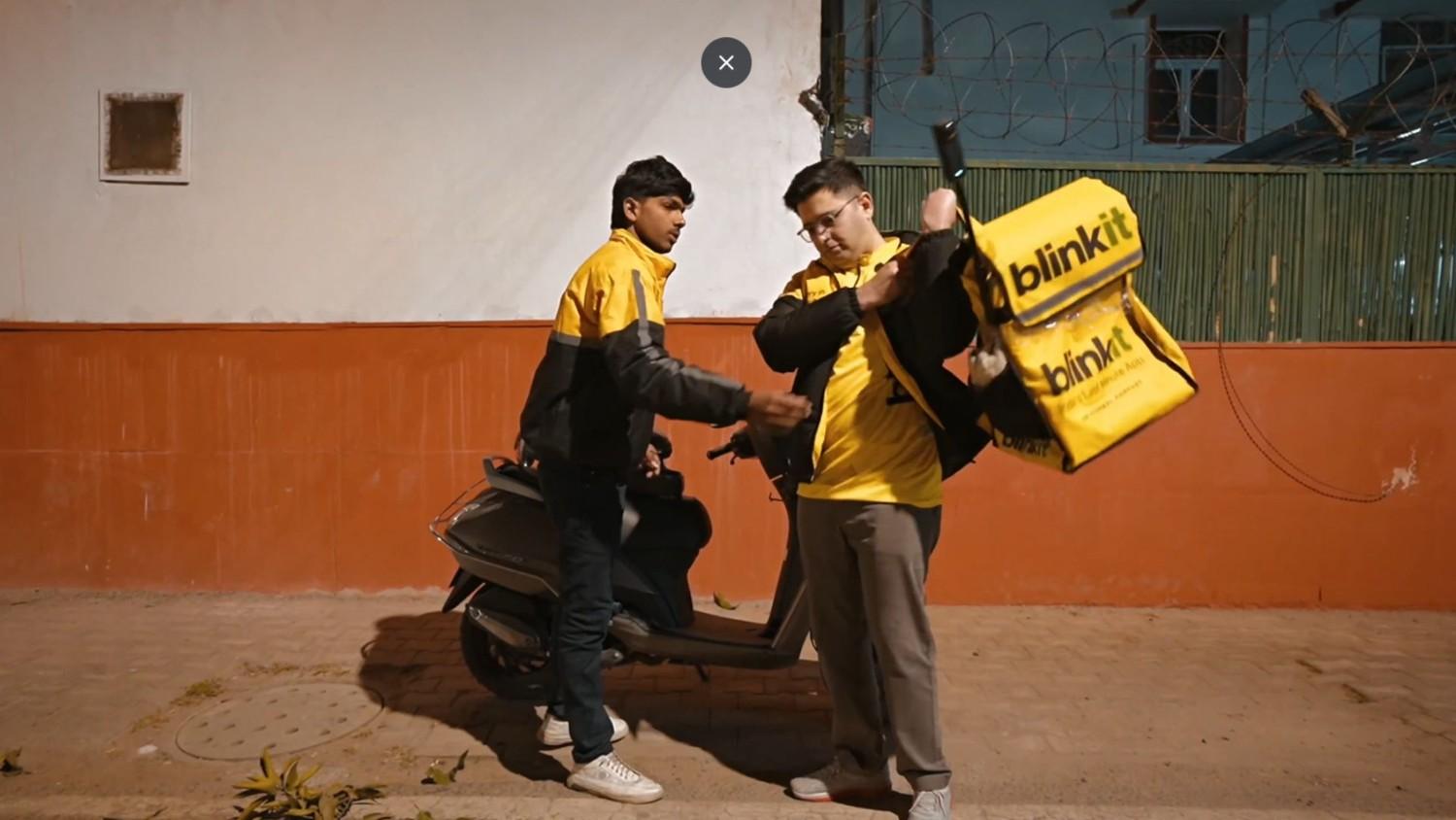Raghav Chadha as delivery boy
