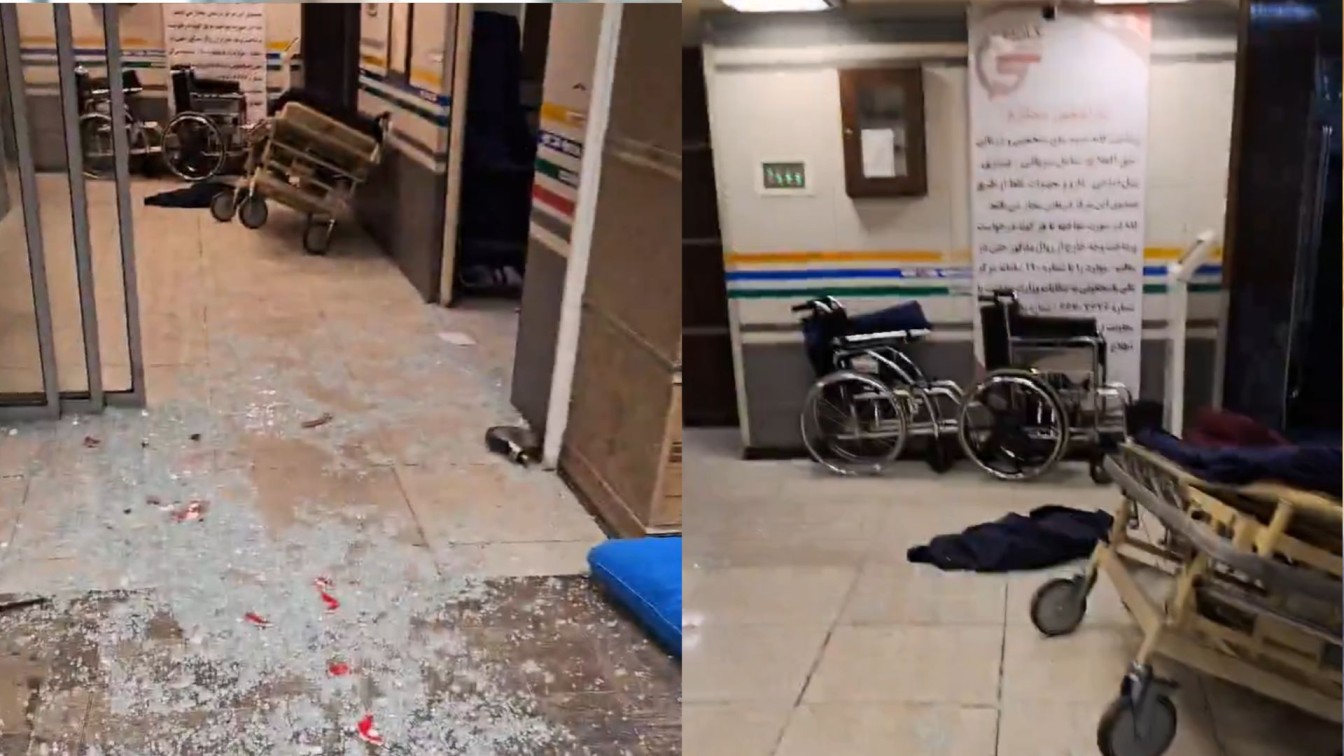 Israeli strikes damaged the Gandhi Hospital