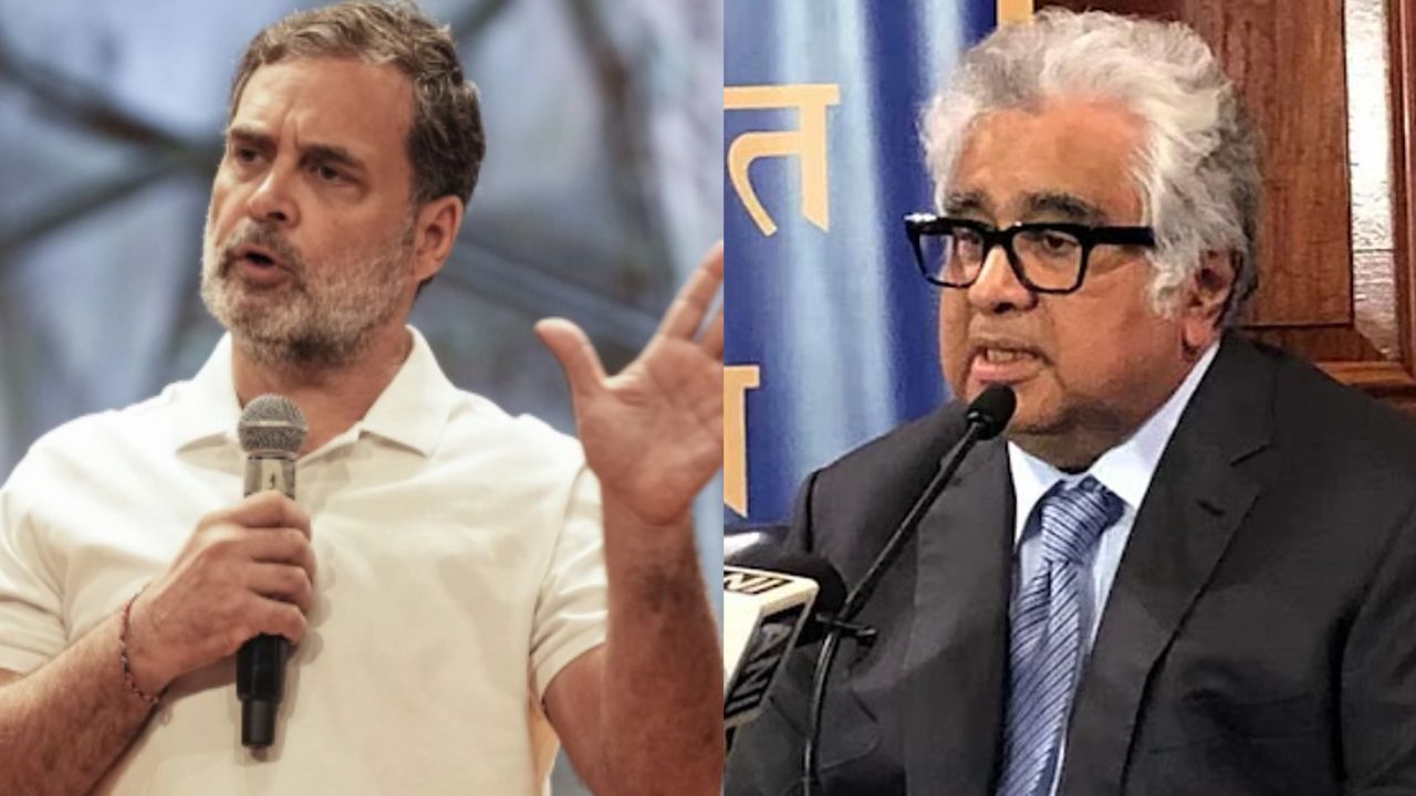 Rahul Gandhi and Harish Salve
