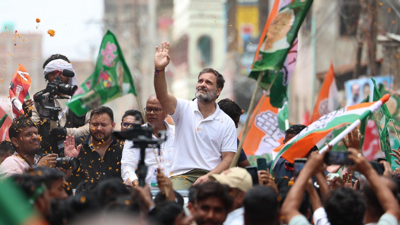 Rahul Gandhi in Nyay Yatra 