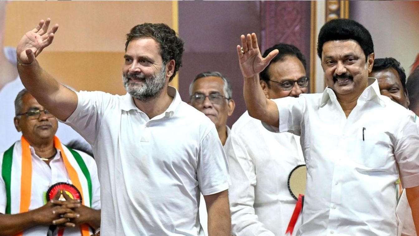 Rahul Gandhi and CM MK Stalin