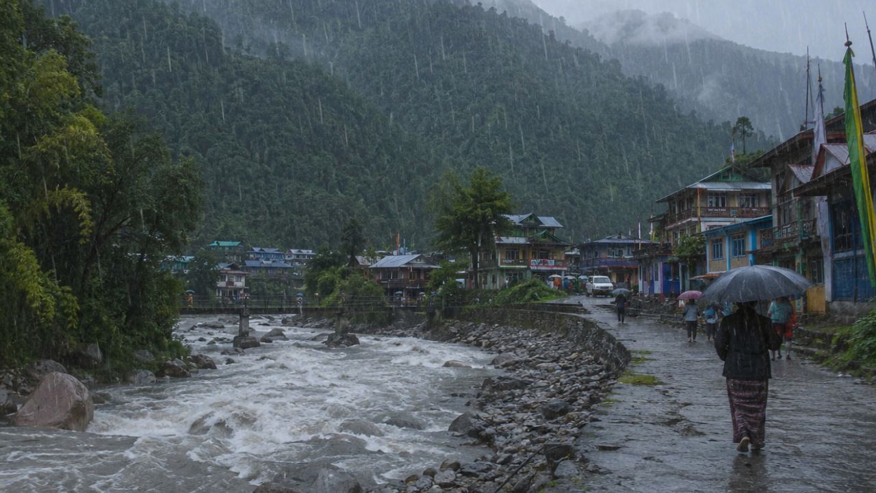 Flash floods in Arunachal Pradesh