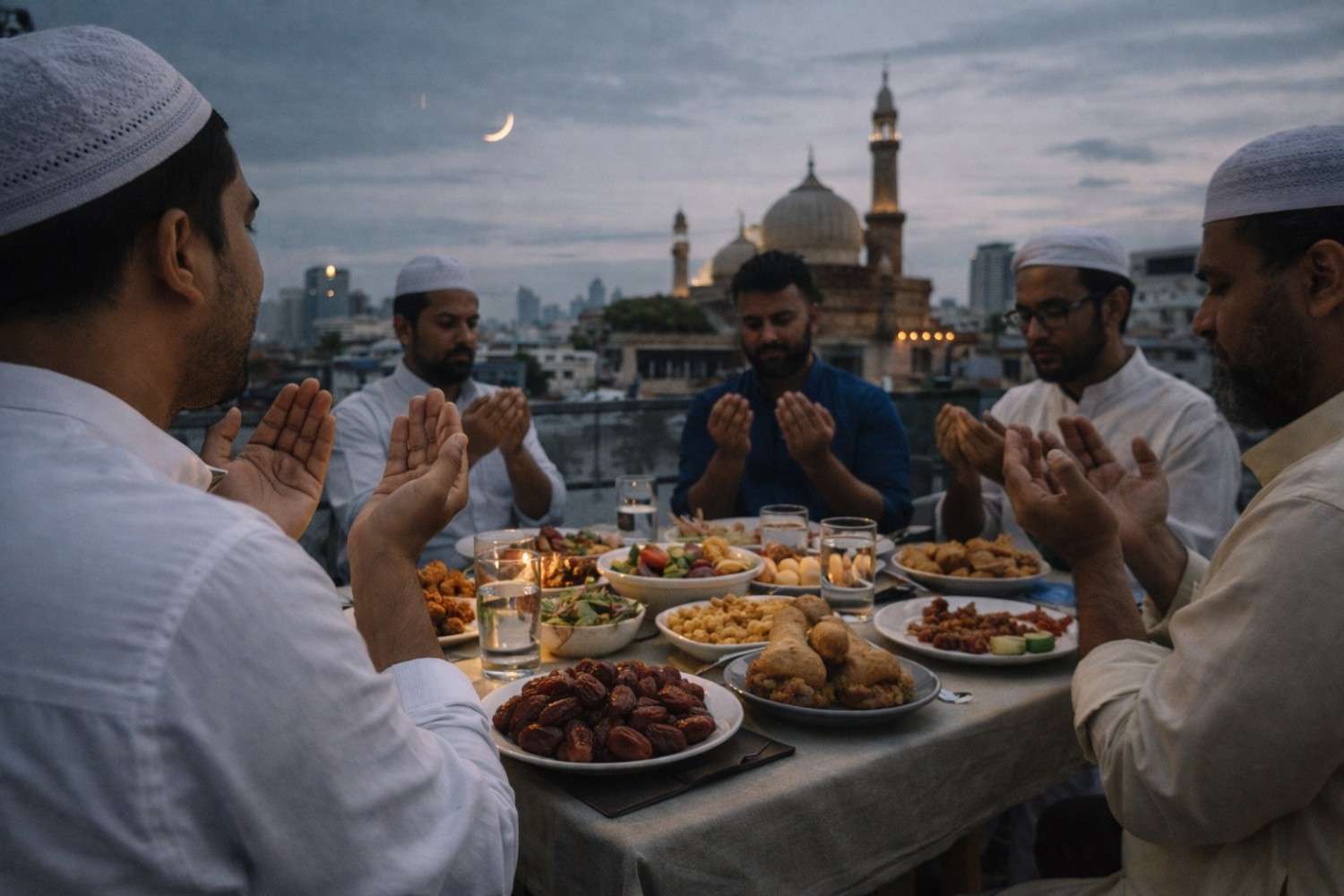 Rmadan Prayer in Evening