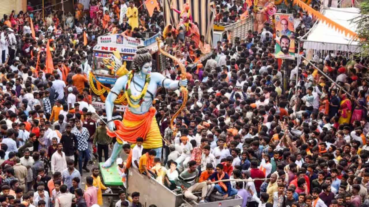 Ram Navami celebrations police alert 