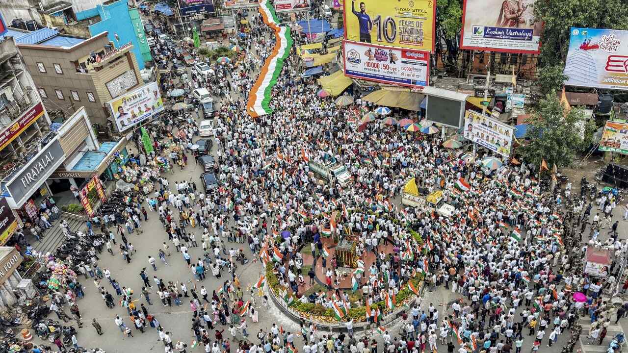 Ranchi Student Portest PTI