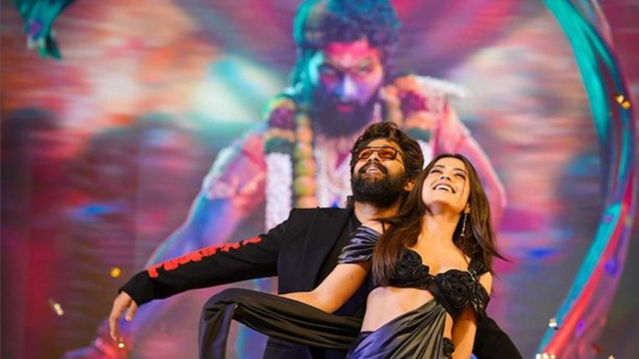 Allu Arjun and Rashmika Mandanna