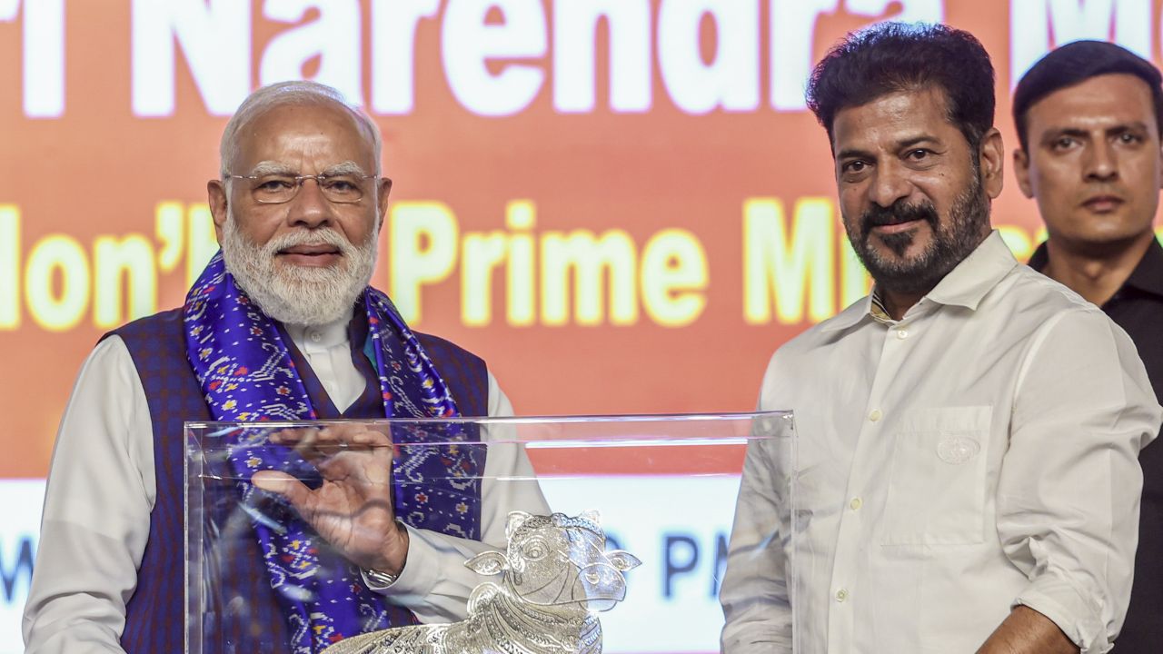 Revanth Reddy and modi
